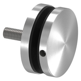 STEINBACHER© Stainless steel glass dot holder, diameter 62 mm, connection: flat, V2A