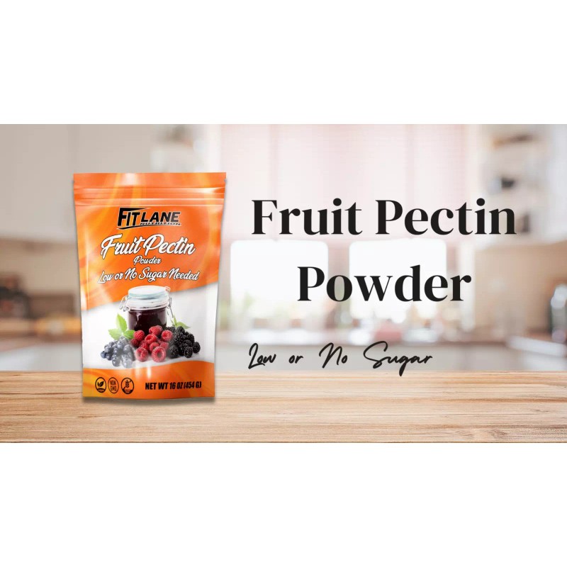 Fit Lane Nutrition Fruit Pectin Powder for Low or No
