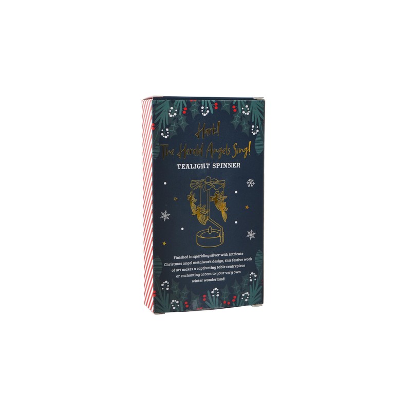 CGB Giftware | Gold Christmas Angel Tealight Spinner | Festive