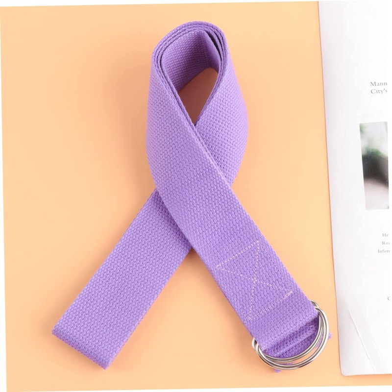 GRIRIW 2pcs Light Purple Yoga Resistance Bands Durable Elastic Exercise
