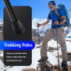 Abnaok 4-Pack Rubber Cane Tips 3/4 Inch Heavy Duty Walking
