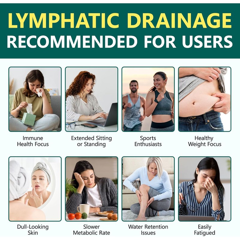 Lymphatic Drainage Supplements-| 21-in-1 Botanical Detox Formula for Lymph System