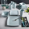 Gibson Home Soho Grayson Square Melamine Dinnerware Set, Service for