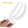AUTSUPPL Salad Hands: Plastic Salad Serving Tongs Picker Pasta Mixing