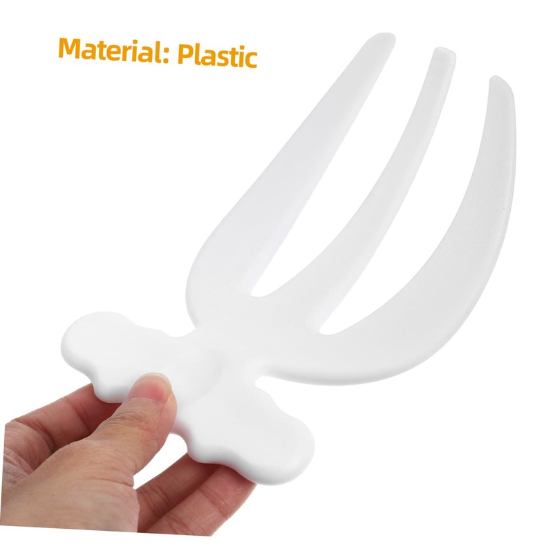 AUTSUPPL Salad Hands: Plastic Salad Serving Tongs Picker Pasta Mixing