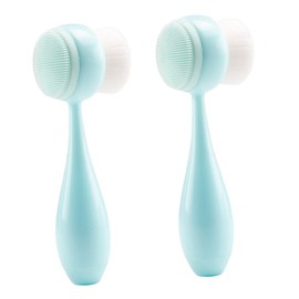 BIUDECO Double-sided Face Brush Pore Cleansing for Women Deep Cleaning Facial Brush Blackhead Removal