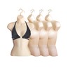 Flesh Female Hollow Back Mannequin Torso Set & Hanging Hook,
