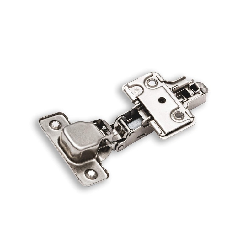 Berta 4-Pack Full Overlay Soft Close Frameless Hinges, 110 Degree