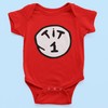 Freedomtees Funny Twin Baby Bodysuit Set – Tit 1 and