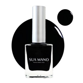 Suamano premium high-gloss glossy manicure nail, 1 piece, 10ml, SM22.Black / 수아마노 프리미엄 고광택 유광 매니큐어 네일, 1개, 10ml, SM22. 블랙