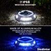 SIEDiNLAR Solar Driveway Dock Lights 16 LEDs 9 Modes, Deck