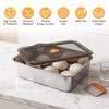 MICHIHOMIE Stainless Steel Pizza Dough Proofing Box with Lid Fits