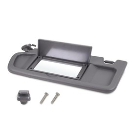 Left Driver Side Sun Visor Compatible with Honda Civic 2006 2007 2008 2009 2010 2011 Replace # 83280-SNA-A01ZA (Atlas Gray)