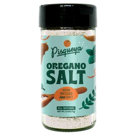 Pisqueya Seasoning, made with Dominican oregano. Low Sodium, No Sugar, No-MSG, Non-GMO, No Preservatives, No Artificial Coloring, No Artificial Flavors, 2.5oz, Pack of 1 (2.5oz, Oregano, Sea Salt)