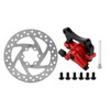 140mm Brake Disc Caliper Kit 6‑Hole Aluminum Alloy Wear Resistance