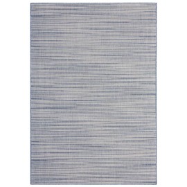 Nicole Miller New York Patio Country Wynona Indoor/Outdoor Area Rug, Blue/Beige, 5'2"x7'2" Rectangle