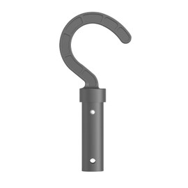 Keyrank Hook for All Robotic Pool Cleaner, Accessories Hook Customized for Pool Vacuum Robot Including Cordless,Above Ground and Underwater,Attaches to Telescopic Poles-Gray