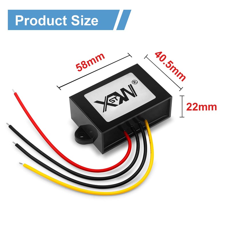 DC DC 12V to 13.8V 5A 9V-13V to 13.8V Voltage
