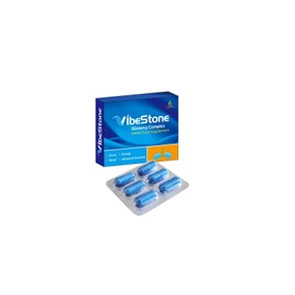 New VIBESTONE | 6 Capsules | Ginseng | Stronger | Power & Performance | Immediate Effect | Health Support | 500MG