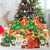 34Pcs Christmas Gift Bags Assorted Sizes, Christmas Drawstring Gift Bags
