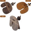 Toprank Leather Archery Finger Tabs - Handmade Finger Guard for