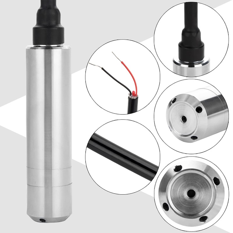 DC 24V 4-20mA Plug-In Level Sensor ALS-MPM-2F for Depth Measurement