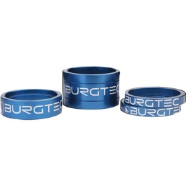 Burgtec Headset Spacers - 1-1/8"|(2) 5mm, 10mm, 20mm|Deep Blue - 9213