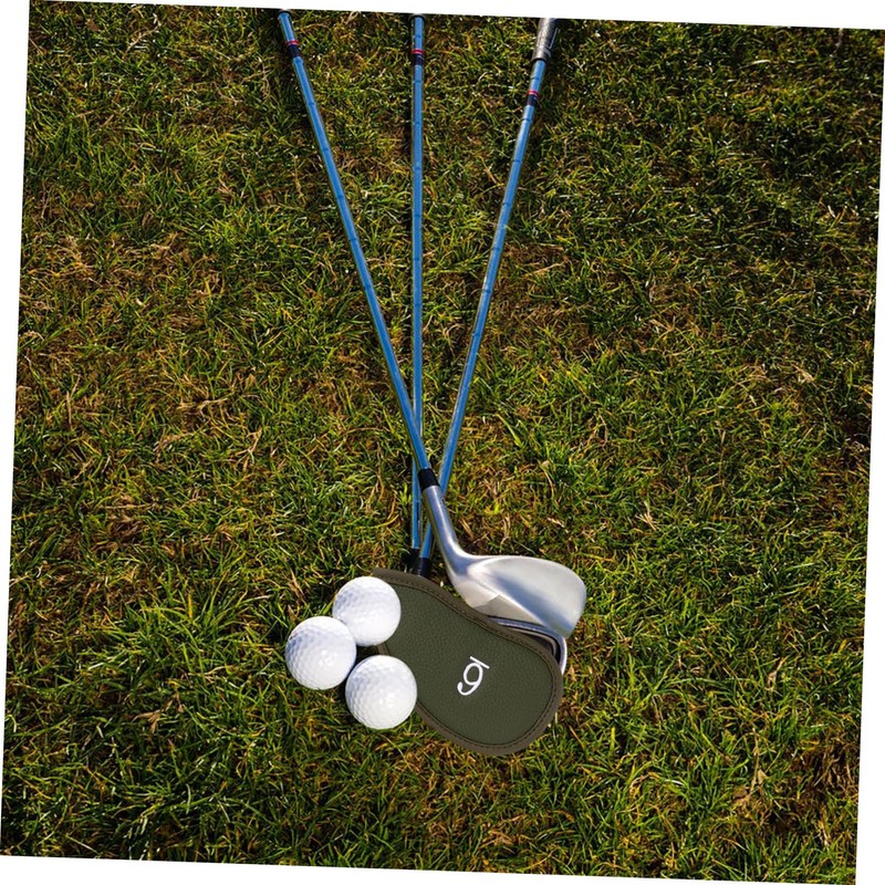Kisangel 12pcs Fake Leather Golf Iron Covers Thick PU Club