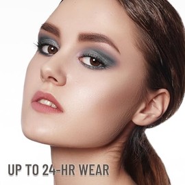 Paleta de sombras de ojos individuales grises, sombras de ojos en polvo mate altamente pigmentadas, paleta de maquillaje profesional resistente al agua y de larga duración