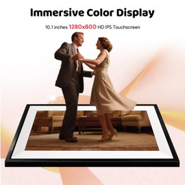 Digital Picture Frame WiFi Digital Photo Frame, 32GB Storage, Auto-Rotate Slideshow, Instantly Share Photos and Video via Phone App