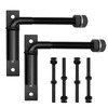 JEXIFY 3/4'' J Bolt Gate Hinge, 7" Heavy Duty Gate