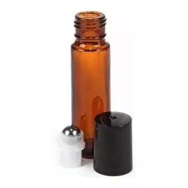 Envase Roll On Ambar 5ml (10 Pz)+gotero Ambar 5ml (1 Pz)