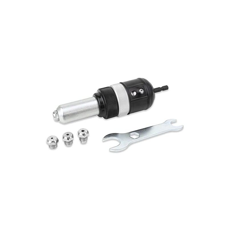 TGR 1/4” Hex Shank Blind Rivet Cordless Drill/Impact Gun Adapter