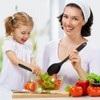 Cooking Spoon 2Pcs Red Large Serving Spoons 10.8'' Heat Resistant