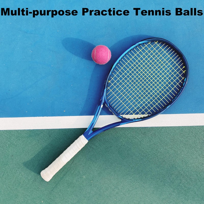 HPWFHPLF Tennis Balls, 12 Packs Practice Tennis Balls for Beginner,
