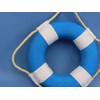 Hampton Nautical Vibrant Decorative Life Ring with White Bands Decoration