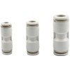 Pneumatic Connector Hose Connector Set of 3 Compressed Air Connectors