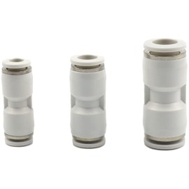 Pneumatic Connector Hose Connector Set of 3 Compressed Air Connectors IQS Straight 4 mm 6 mm 8 mm 10 mm 12 mm 14 mm 16 mm (Diameter 4 mm)