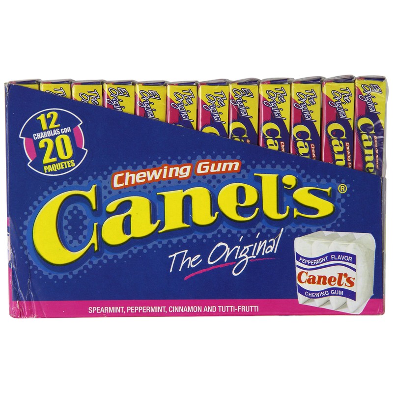 Canel's Assorted Chewing Gum, 20 Count (Pack of 12)