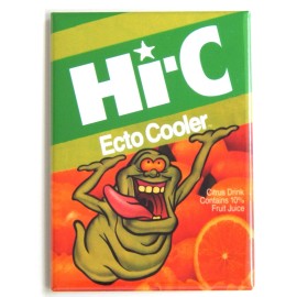 Blue Crab Magnets Ecto Cooler FRIDGE MAGNET sign juice box HI-C slimer ghostbusters - 2 x 3 inches