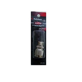 RadioShack Adapter - Adapts N-Type Male To PL-259 Female UHF Connections Ideal for PL-259 Cable To N-Type Jack Component - Cat 278-156 / 278-0156