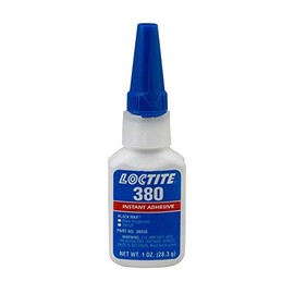 Black Max® 380™ Low Viscosity Rubber Toughened One Part Instant Adhesive, Black, 1 oz Bottle