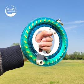 Mint's Colorful Life 60'' Delta Kite with 7.1in Kite Reel Winder, Easy Flying Kite & Kite String Spool for Kids & Adults, Best Beach Kite Set for Beginners