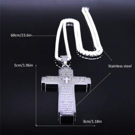 Lucktao Kreuz Kette Herren Gold,Kreuz Kette Silber,Ketten für Herren,Kreuz Kette Herren Silber,Herren Halskette,Schmuck Edelstahl,Kreuz Anhänger mit 60cm Kette,ür Herren Jungs Kinder (Gold)