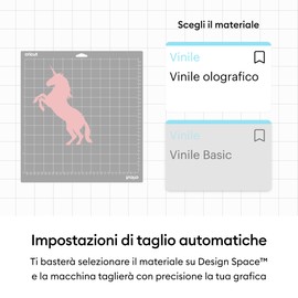 Cricut Vinile olografico 30x120cm (blu)