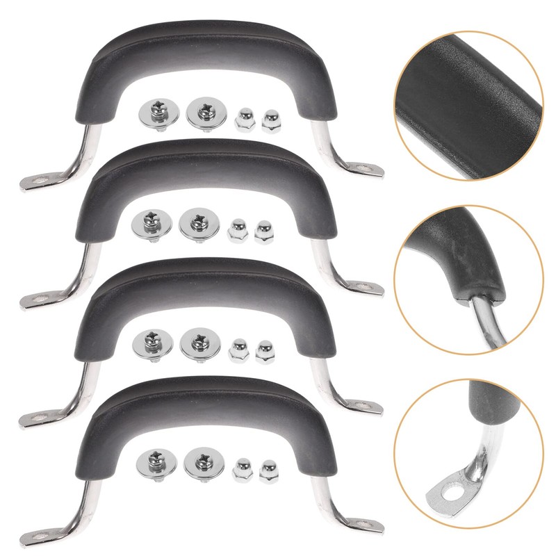 Cabilock 4PCS Universal Pot Lid Cover Knob Handle Stainless Steel