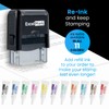 ExcelMark Custom Self-Inking Stamp - Up to 2 Lines -