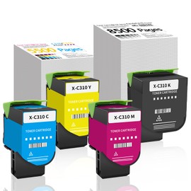 4-Pack for Xerox C310 C315 Toner Cartridge,5,500~8,500 Pages High Capacity Ink Cartridge Set Replacement 006R004356 006R004357 006R004358 006R004359 for Xerox C315DNI/DNIM Multifunction Color Printer