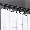 TCMAO Shower Curtain Hooks, Rustproof Decorative Shower Curtain Rings Metal