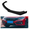 Kojem 3Pcs Front Bumper Lip Compatible with 2016-2021 Honda Civic